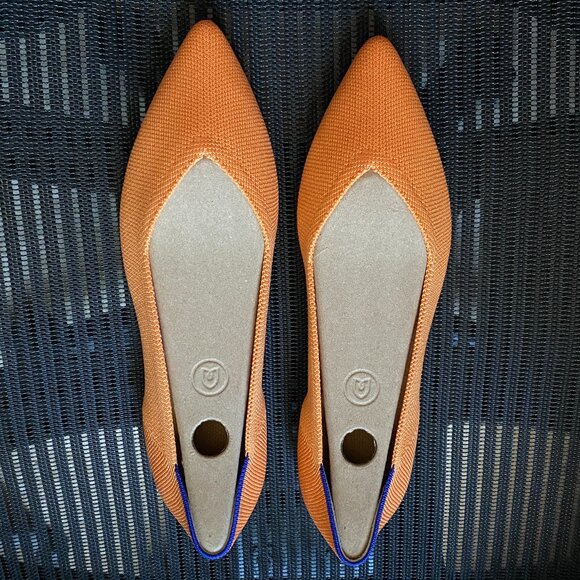 Rothy's Tangerine The Point - Size 7.5 - Picture 2 of 4